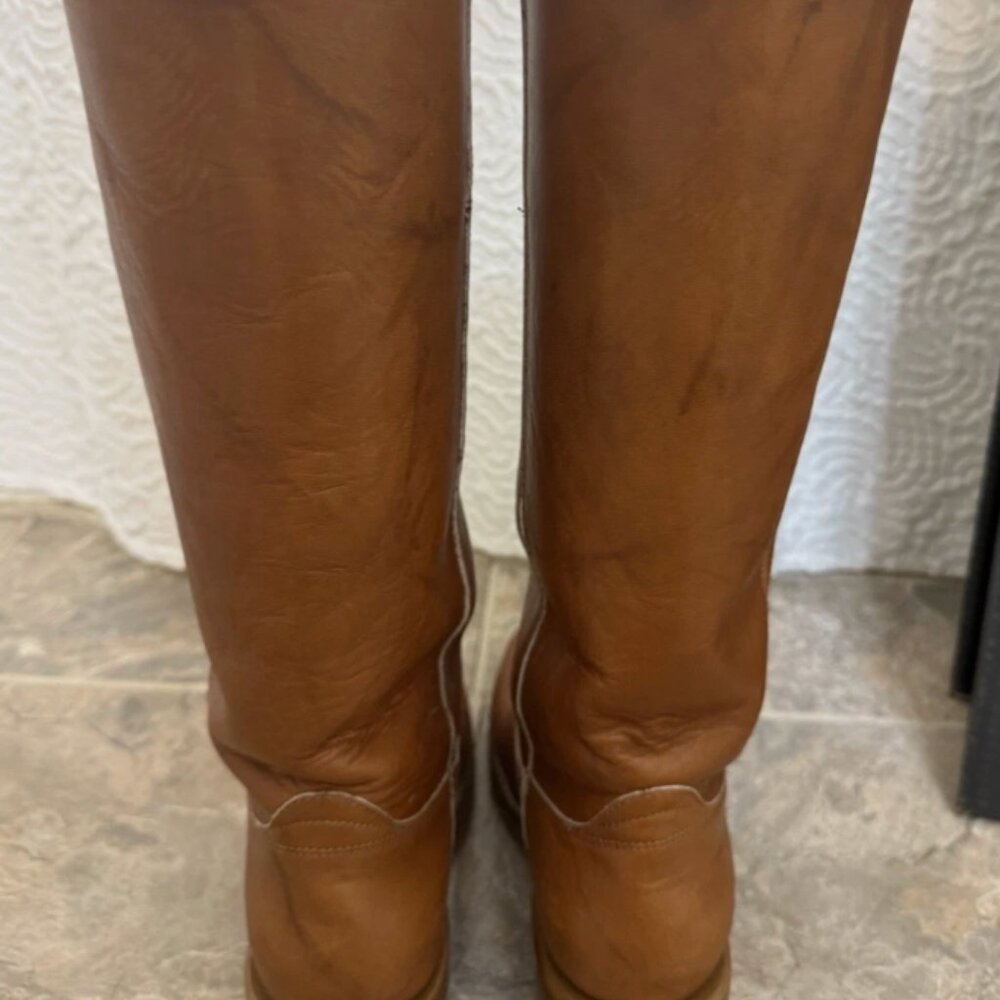Frye Campus 14L Boots Saddle - Picture 2 of 5